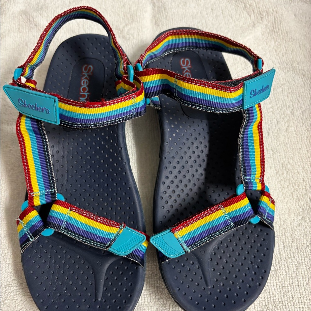 Skechers Kids Multicolor Strap Sandals